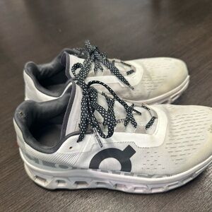 White and Gray Athletic Shoes